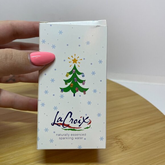 Lacroix Cherry Blossom Christmas Ornament Sparkling Water Can Holiday - Picture 3 of 6